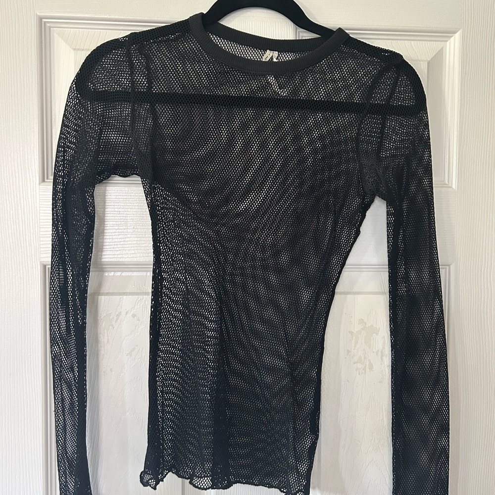 Urban Outfitters black mesh top